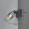 CADIZ/1 SPOT LAMPA ANTRACIT - Slika 2
