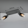 CADIZ/2 SPOT LAMPA ANTRACIT - Slika 3